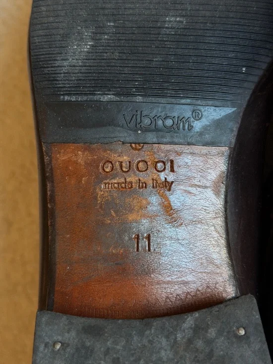 Gucci Men's Brown Leather Bit Loafers - Picture 2 of 5